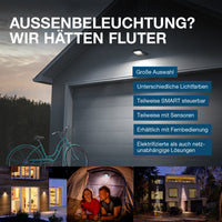 LEDVANCE Wifi SMART+ Outdoor LED Strahler mehrfarbig RGBW dimmbar 30W / 3000K