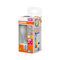 OSRAM LED Star Classic Lampe mit Sensor, 7.3W, Klar, E27