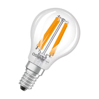 OSRAM LED CLASSIC P ENERGY EFFICIENCY A in P-Form, LED-Lampe, Bleifreies Glas, Klar, 2,2 W, (ex 40 W), 470 lm, Kaltweiß, 4000 K, Energieeffizienzklasse: A, CRI 80