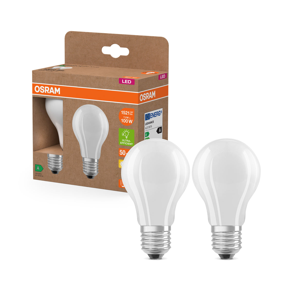 OSRAM LED Superstar Classic Lampe Frosted, 7.2W, EEK A, E27