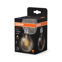 OSRAM Vintage 1906 Globe LED-Lampe Klar, 4.6W, 470lm, E27