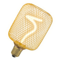 OSRAM DECOR LED Spiralfilament Lampe Quadrat, Gold, 3.5W, 170lm