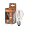 OSRAM LED CLASSIC A ENERGY EFFICIENCY A DIM in A-Form, LED-Lampe, Bleifreies Glas, Klar, 3,8 W, (ex 60 W), 806 lm, Warmweiß, 2700 K, Dimmbar, Energieeffizienzklasse: A