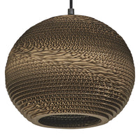 LEDVANCE DECOR Pendelleuchte Decor Cardboard Ball braun, E27