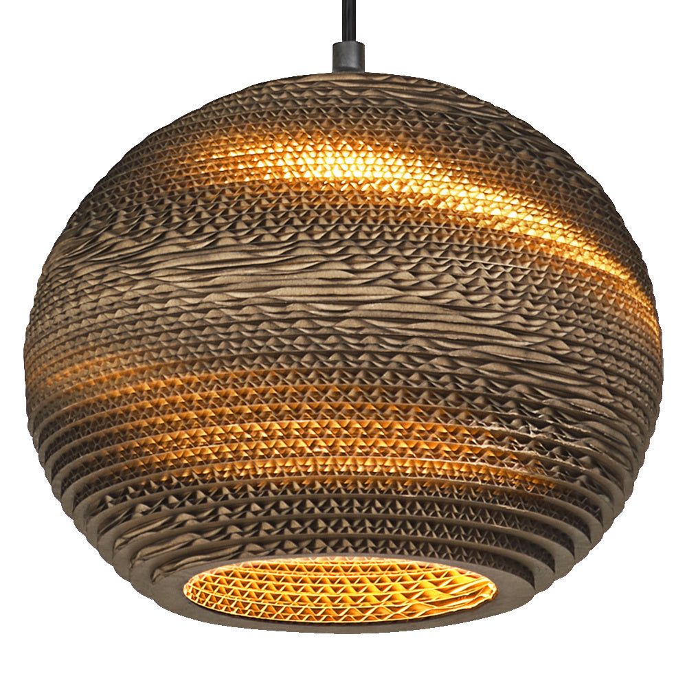 LEDVANCE DECOR Pendelleuchte Decor Cardboard Ball braun, E27