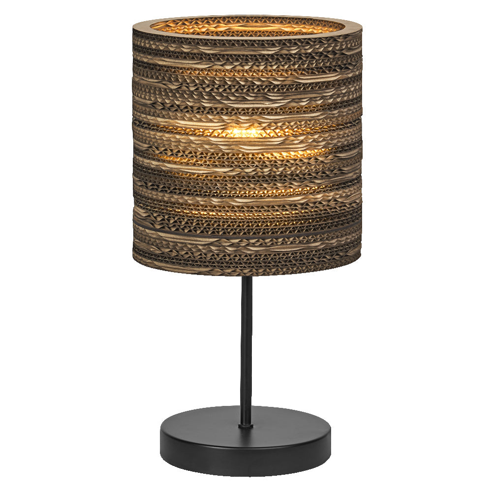 LEDVANCE DECOR Tischleuchte Decor Cardboard Cylinder braun, 200 mm