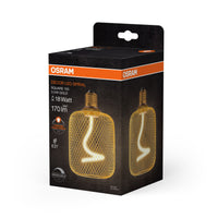 OSRAM DECOR LED Spiralfilament Lampe Quadrat, Gold, 3.5W, 170lm