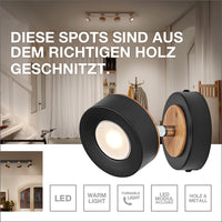 LEDVANCE DECOR SPOT PLUTO Wandleuchte, 4,8W, 300lm, weiß