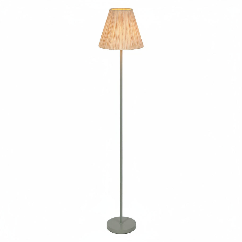 OSRAM DECOR Standleuchte Decor Raffia grün-braun, E27, 300 mm