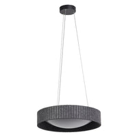 Decor Felt Cylinder Pendant Pendelleuchte 28W 830 Dark Gray