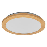 OSRAM ORBIS Disc Badezimmer Deckenleuchte 30cm 22W IP44 Holzdekor