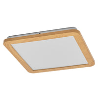 OSRAM ORBIS Disc Badezimmer Deckenleuchte 30x30cm 22W IP44 Holzdekor