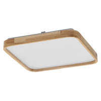 OSRAM ORBIS Alicia Deckenleuchte dimmbar Click-DIM 16W 292x292mm Holzdekor