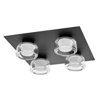 OSRAM ORBIS Flame Badezimmer Deckenleuchte 22W Click CCT IP44 schwarz
