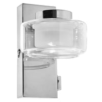 LEDVANCE ORBIS Flame Badezimmer Wandleuchte 5.5W Click CCT IP44 Chrome