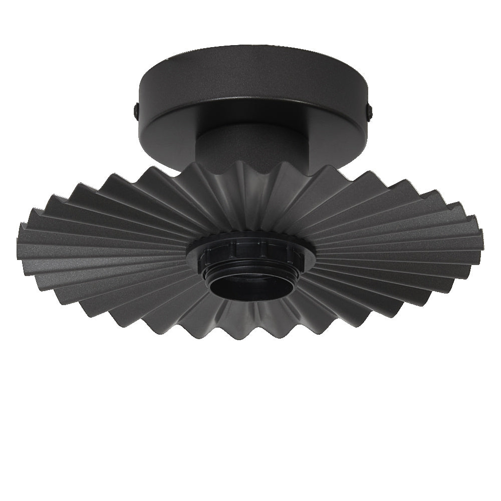 Decor Plisse Ceiling Deckenleuchte E27 Dark Grey