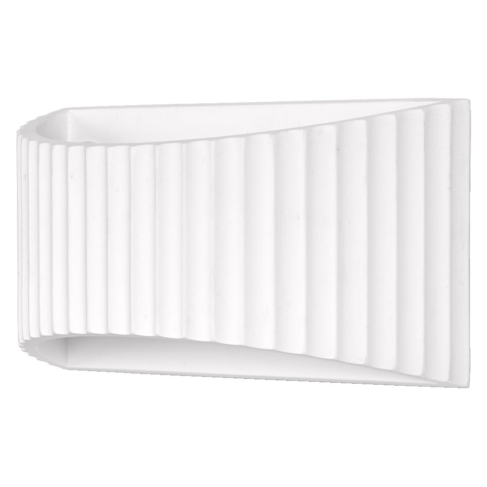 Decor Plaster Band Flat Wall Wandleuchte 290 1XE27 White