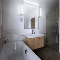 OSRAM ORBIS Tube Badezimmer Spiegel-/Wandleuchte Blasen-Glas  12W 60cm weiß