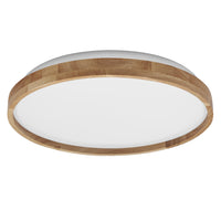 OSRAM ORBIS Alison Deckenleuchte 16W dimmbar Click-DIM 295mm Holzdekor