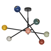 OSRAM DECOR Bubble Pendant Deckenleuchte, 6-flammig, E27, Multicolor