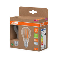 OSRAM Energy Class LED-Lampe, Kolbenform, 2.2W, Klar, EEK A