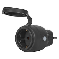 LEDVANCE Matter SMART+ COMPACT Plug smarte outdoor Steckdose, schwarz