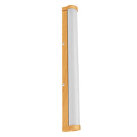 LEDVANCE ORBIS Tube Badezimmer Spiegel-/Wandleuchte Frost-Glas 12W 60cm Holzdekor