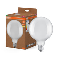 OSRAM LED LAMPS ENERGY CLASS A ENERGY EFFICIENCY FILAMENT CLASSIC Globe , LED-Lampe, Bleifreies Glas, Matt, 7,2 W, 1521 lm, Warmweiß, Energieeffizienzklasse: A