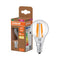OSRAM LED CLASSIC P ENERGY EFFICIENCY A in P-Form, LED-Lampe, Bleifreies Glas, Klar, 3,8 W, (ex 60 W), 806 lm, Warmweiß, 2700 K, Energieeffizienzklasse: A, CRI 80