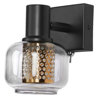 OSRAM DECOR Spot Firefly Wandleuchte, OSRAM Lampe inklusive, schwarz, 1 x 2.8W, E14