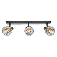 OSRAM DECOR Spot Firefly Deckenleuchte, OSRAM Lampe inklusive, schwarz, 3 x 2.8W, 750lm