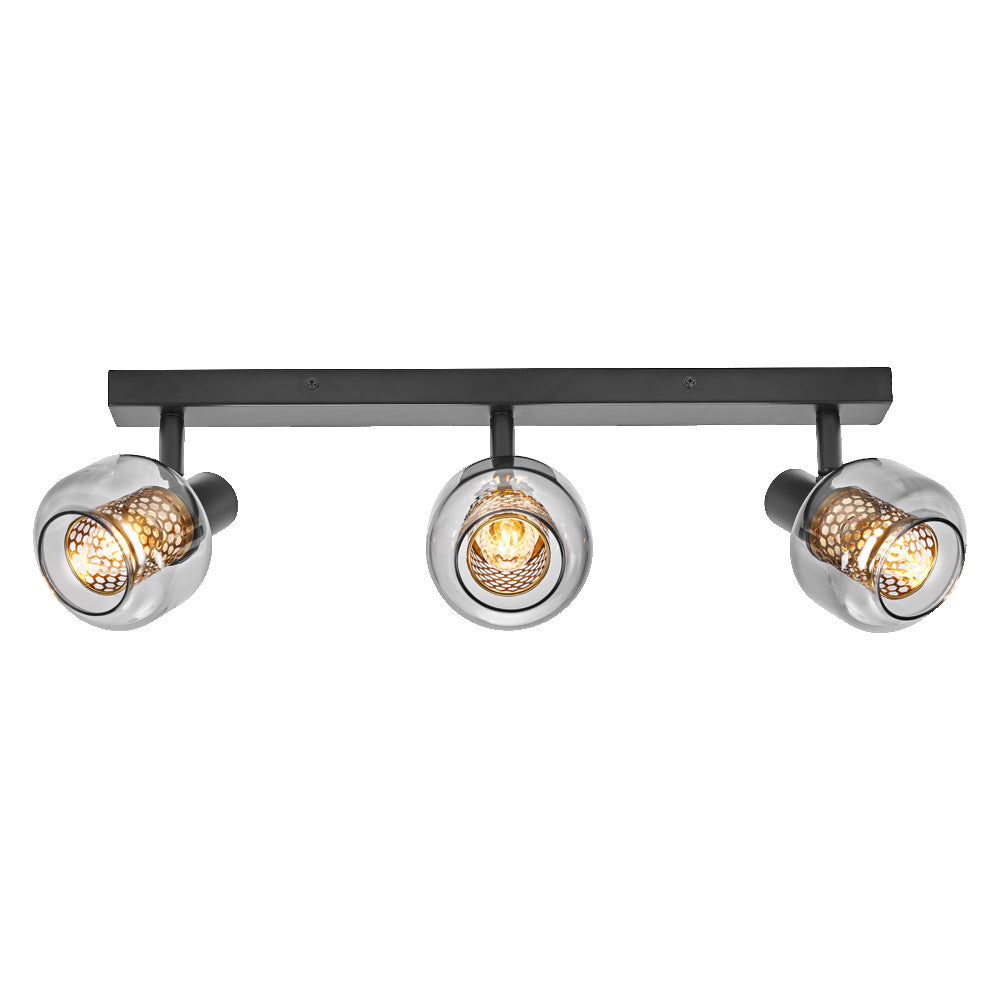 OSRAM DECOR Spot Firefly Deckenleuchte, OSRAM Lampe inklusive, schwarz, 3 x 2.8W, 750lm