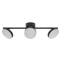 OSRAM DECOR Spot Moon Deckenleuchte schwarz, 3 Spots, 16W