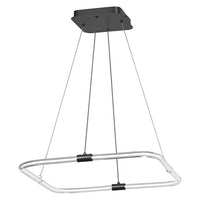 OSRAM DECOR Tetragon Pendelleuchte, 18W, 3000K, 2000lm, Warmweiß, Click DIM