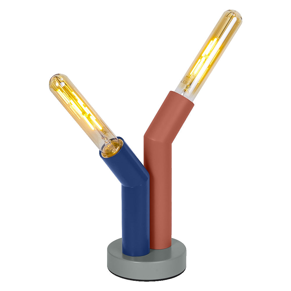 OSRAM DECOR Straw Tischleuchte, 2-flamming, E27, Multicolor