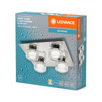 LEDVANCE ORBIS Flame Badezimmer Deckenleuchte 22W Click CCT IP44 Chrome