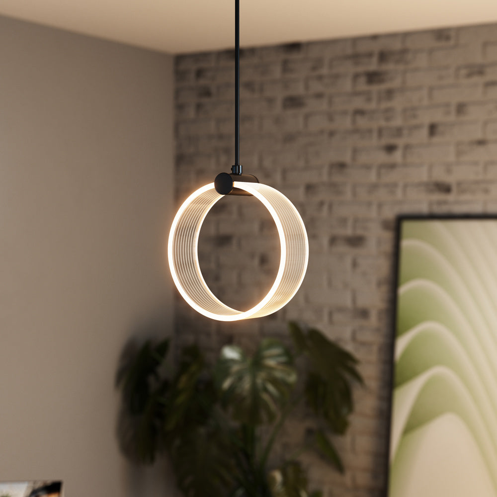 Decor Circle 1XPendant Pendelleuchte PL 8W Click CCT Black