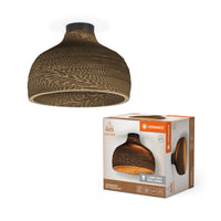 LEDVANCE DECOR Deckenleuchte Decor Cardboard Hat braun, E27