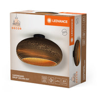 LEDVANCE DECOR Deckenleuchte Decor Cardboard Drop braun, E27