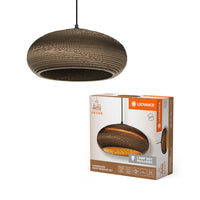 LEDVANCE DECOR Pendelleuchte Decor Cardboard Drop braun, E27