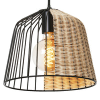 OSRAM DECOR Cage Bell Pendelleuchte, schwarz/braun, E27