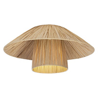 LEDVANCE DECOR Bamboo Paper Hut Deckenleuchte Braun, 400mm, E27