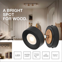 OSRAM DECOR SPOT PLUTO Deckenleuchte, 19,2W, 1.250lm, schwarz