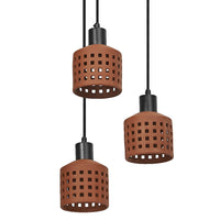 Decor Clay Windows Pendant Pendelleuchte PL 3XE27 Brown