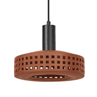 Decor Clay Windows Pendant Pendelleuchte 1XE27 Brown