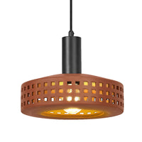 LEDVANCE DECOR Clay Windows Pendelleuchte Braun, E27