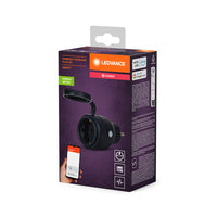 LEDANCE ZigBee SMART+ compact Plug smarte outdoor Steckdose, schwarz