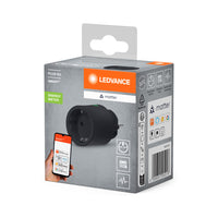 LEDVANCE Matter SMART+ Plug smarte indoor Steckdose, schwarz