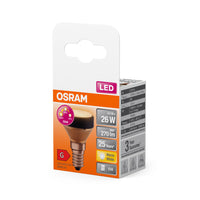 OSRAM LED FLAT LAMP Ultrakompakte Designlampe, 3-Stufen Dimmung, 2700K, 3.5W, Matt, E14 , Warmweiß-LEDVANCE Shop