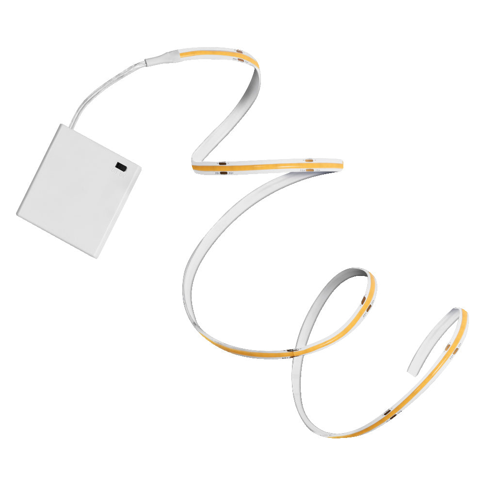 LED Strip Batteriebetrieben – 1m Mit Fernbedienung, 8 Modi, Dimmbar, Zuschneidbar – Flexibler LED Streifen Für Party, Deko & Mehr